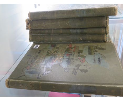 Six volumes of The Army and Navy illustrated covers, have wear reasonably good 