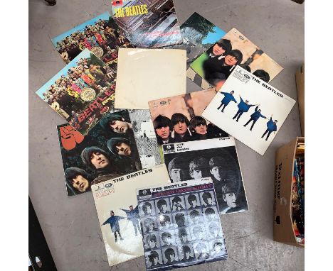 THE BEATLES: a collection of 1960's and other issues of their classis LPs, in played condition 