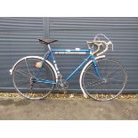 Lincoln Imp blue vintage racing bike