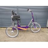 Supa purple tricycle