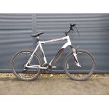 Trek 8 Series white and red mountain bike