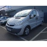 (DA63 CGO) 2014 Vauxhall Vivaro 2900 Sportive CDTI LWB panel van in silver, 1995cc diesel, 6-speed
