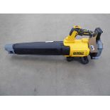 DeWalt cordless 18v lawn blower, no battery or charger