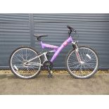Odessa X 2 purple children's mountain bike