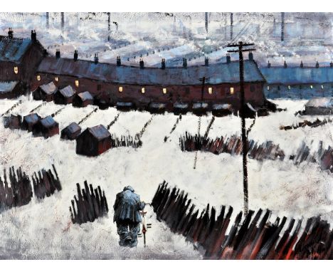 Alexander Millar
(b.1960)
"The Journey Home"
signed; with inscription on a gallery label verso
oil on canvas
75 x 101cms; 29 