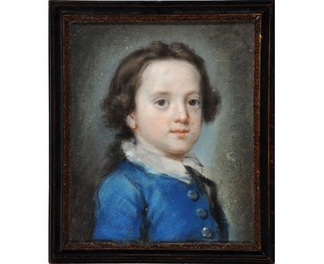 British School
(c.1800)
A bust portrait of a boy wearing a blue jacket
pastel
34 x 28cms; 13 1/4 x 11in.