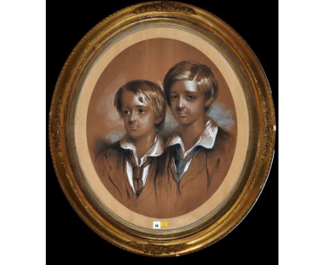 William Crawford
(1811-1869)
A portrait of two boys: James Montgomery Walker and his brother Edward, sons of William Stuart W