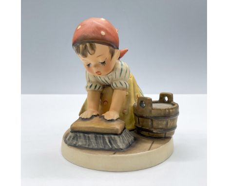 Special edition No.9 for members of the Goebel Collectors Club. Features a lovely girl cleaning. Goebel Hummel backstamp. Inc