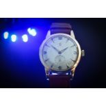 Omega Seamaster Automatic ref 2493-10 1947 Rose Gold Large Wristwatch