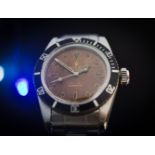 Rolex 6538 Submariner Brown Dial 1956/59 Tropical Radium Spider Dial Vintage Iconic Men's Watch
