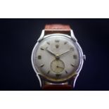 Rolex Snapback 4493 c.1950's Vintage Precision Dress Watch Men's Large Size Manual