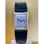 Piaget Fine Tank Dress Watch 18K Gold c.1940/50's Original Dial
