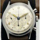 Ulysse Nardin Locle Suisse Chronograph Military Watch c.1930