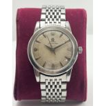 Omega Seamaster Ref 2557-7 c 1950 Cal 351 Automatic Original Stainless Steel Bracelet Wristwatch