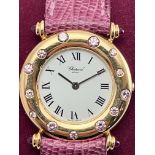 Chopard Ladies 18k Gold 930 1 Pink Diamond Set