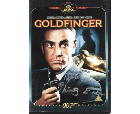 Shirley Eaton signed DVD sleeve from Goldfinger includes DVD and insert. Shirley Eaton signed DVD sleeve from Goldfinger incl