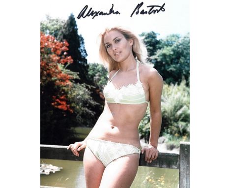 Alexandra Bastedo signed 10x8 colour photograph pictured during a model shot. Bastedo was a British actress, best known for h