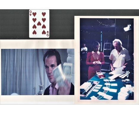 James Bond Poker playing card prop from the film License to Kill also includes colour photo from the set of the movie. Poker 