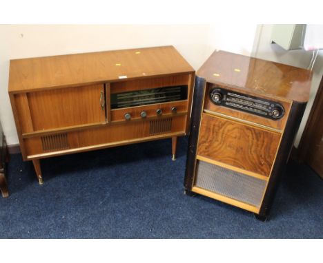 Y873 - A VINTAGE RADIOGRAMME TOGETHER WITH ANOTHER A/F