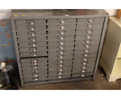 A METAL TOOL CABINET