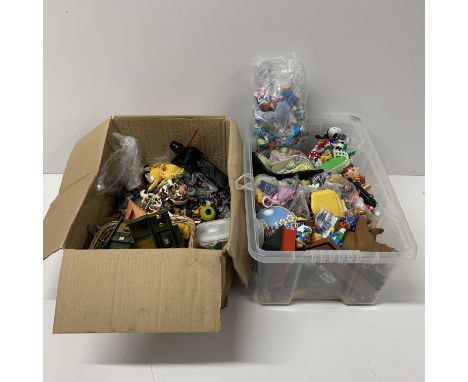 A large quantity of mixed toys, including Disney.