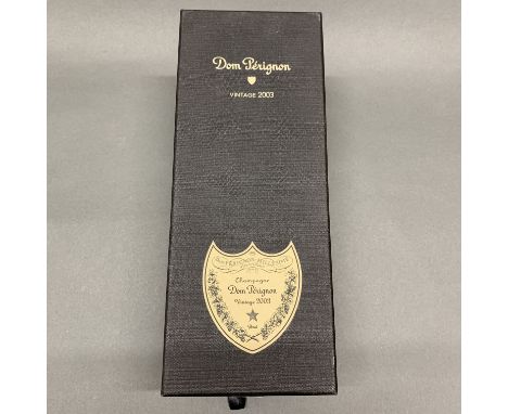 A presentation boxed 2003 Dom Perignon champagne.