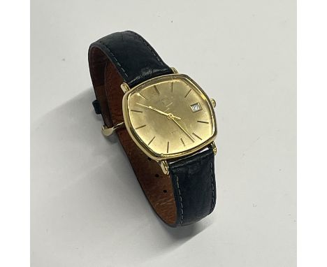 A gent's vintage gold plated Rotary wristwatch.