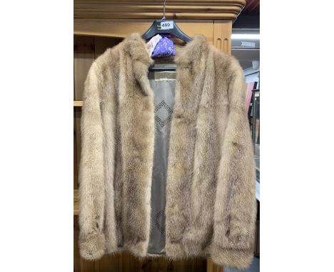 A vintage mink jacket.