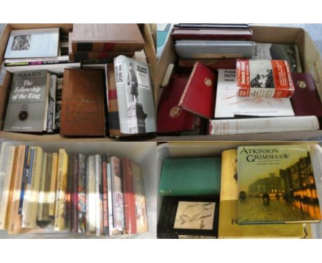Six boxes of books including art history, literature and others