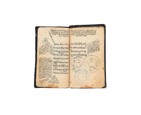 Ɵ Baha al-Din Muhammad al-Amili, Tashrih al-Aflak (The Anatomy of Celestial Spheres), in Arabic, illuminated manuscript on po