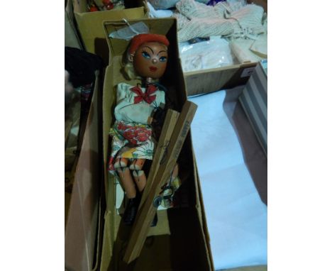 Pelham-type S Tyrolean boy (boxed) and Pelham puppet Mac Boozle (boxed) (2) 