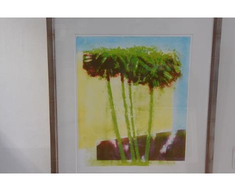 Ronson, Campus Palms, silkscreen print, artist's proof no. 5., signed and dated 1995 (65cm x 49cm)
