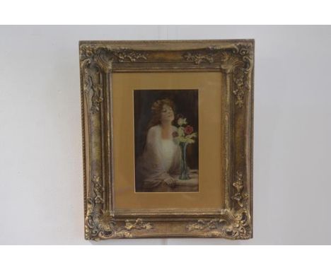 M. Noenbruch, a Victorian crystoleum (25cm x 16cm)