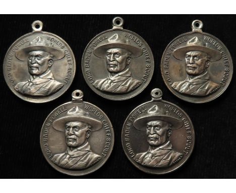 Australian Commemorative Medals (5) Boy Scouts and Girl Guides interest, Lord Baden-Powell World's Chief Scout: Visit to Aust