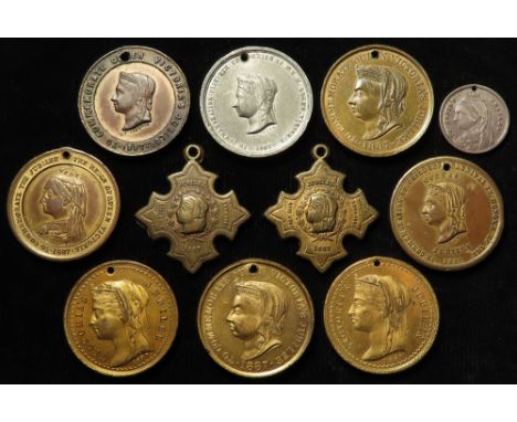 Australian Commemorative Medals (11) Golden Jubilee of Queen Victoria 1887, State of Victoria issues: Fire Brigade C#1887/9 w