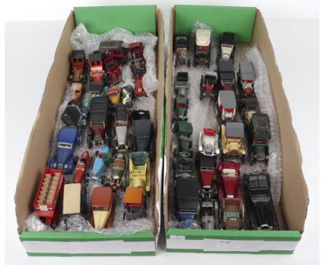 Quantity Of Rami, Rio, Matchbox, Dugu, Solido, Minialux, Diecast Plastic Vintage Cars, including: Alfa Romeo, Delahaye, Bugat