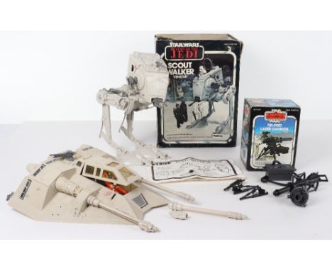 Vintage Boxed Palitoy Star Wars Return of The Jedi Scout Walker Vehicle, in good original condition, with instruction leaflet