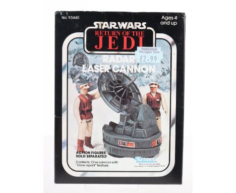 Vintage Boxed  Kenner  Star Wars Return Of The Jedi Radar Laser Cannon,no.93440 in mint sealed box condition, with vintage pr