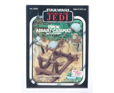 Vintage Boxed  Kenner  Star Wars Return Of The Jedi  Ewok Assault Catapult Accessory, No.71070 in mint sealed box condition, 