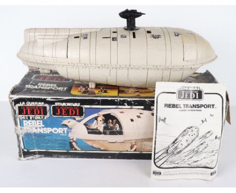 Vintage Boxed Palitoy Star Wars Return of The Jedi Rebel Transporter, in good used condition, complete with all  accessories 