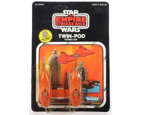 Vintage Kenner Star Wars The Empire Strikes Back Diecast Metal-High Impact Plastic Twin-Pod Cloud Car, No.39660-  in mint con
