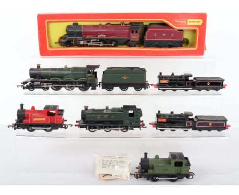Boxed Tri-ang Hornby R258 4-6-2 Princess Elizabeth locomotive and tender, LMS maroon livery, very good condition, box good la