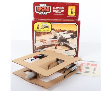 Vintage Kenner Star Wars Micro Collection X-Wing Fighter Vehicle, No.69870, in near mint condition, includes one diecast figu