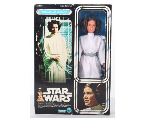 Vintage Kenner Star Wars Large Size Action Figure Princess Leia Organa, 11 ½ inch poseable figure complete with comb &amp; br