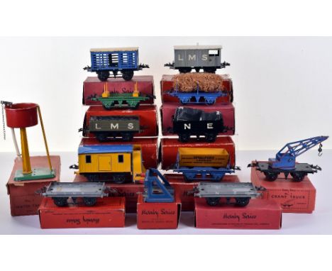 Hornby Series 0 gauge boxed 101 Tank locomotive and rolling stock, 101 LNER 0-4-0 tank engine No.460, green livery, Snow Plou