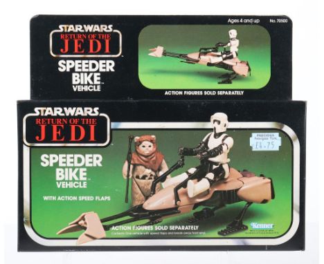 Vintage Boxed  Kenner  Star Wars Return Of The Jedi  Speeder Bike Vehicle,no.70500 in mint sealed box condition, E.P &amp; Co