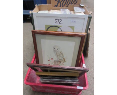 QUANTITY OF PRINTS IN FRAMES 