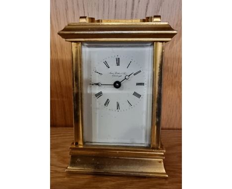 An Antique Enamelled Brass Clock Face With Modern Quartz Movement