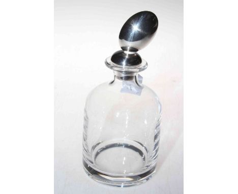 Italian contemporary silver topped decanter by Pampaloni.