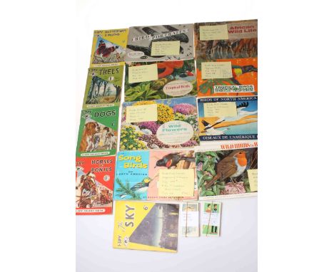 Brooke Bond tea card albums (8) and I-Spy book (5), including Canadian first series issued Song Birds of North America 1959, 